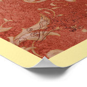 Vino Italiano Illustriert Wine Art Poster (Ecke)