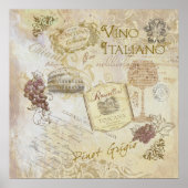 Vino Italiano Poster (Vorne)