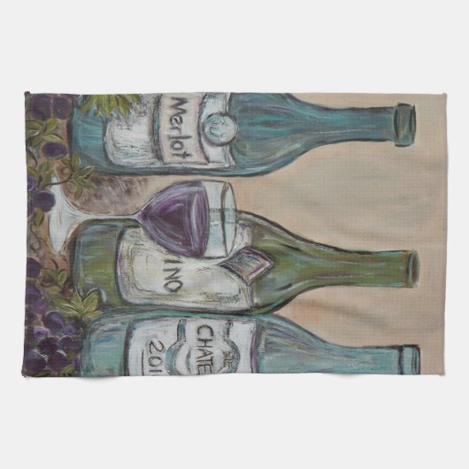 Vino Küchen Handtücher (Horizontal)