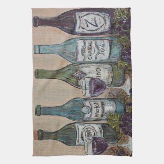 Vino Küchen Handtücher (Vertikal)