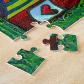 Vino-Liebe-Puzzlespiel Puzzle (Seite)