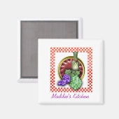 Vino Magnet (Vorderseite/Rückseite)