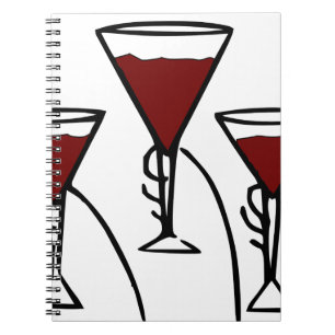 Vino-Notebook Notizblock