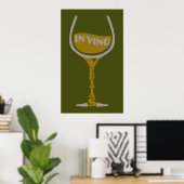Vino Veritas benutzerdefiniertes Poster (Heimbüro)