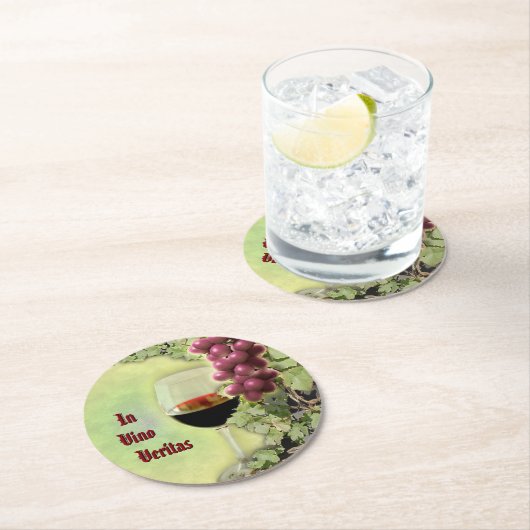 Vino Veritas Paper Untersetzer (Vor Ort)