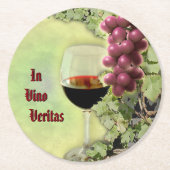 Vino Veritas Paper Untersetzer (Vorderseite)