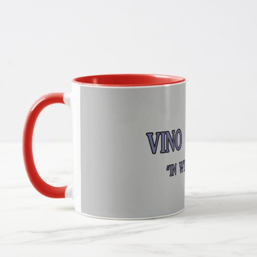 VINO VERITAS Tasse (Links)