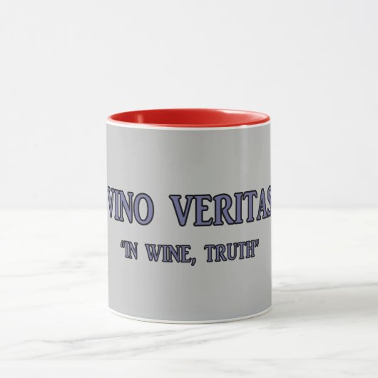 VINO VERITAS Tasse (Zentrum)
