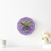 Vino Veritas Trauben Runde Wanduhr (Zuhause)