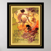 "Vino Vermouth" Art Nouveau Poster ca. 1901 (Vorne)