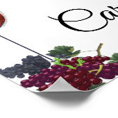 Vino Vor dem Gelöbnis Brautparty Geschenke & Karte Poster (Ecke)