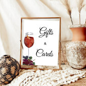 Vino Vor dem Gelöbnis Brautparty Geschenke & Karte Poster