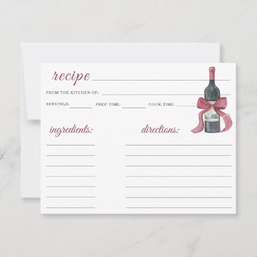 Vino vor den Eheversprechen - Brautparty - Rezept (Vorderseite)
