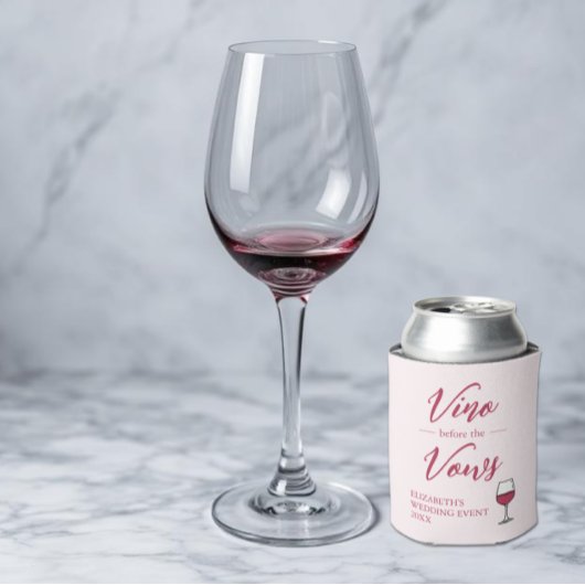 Vino Vor den Vows Brautparty/Bachelorette Dosenkühler