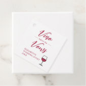 Vino Vor den Vows Brautparty/Bachelorette Geschenkanhänger (Beispiel)