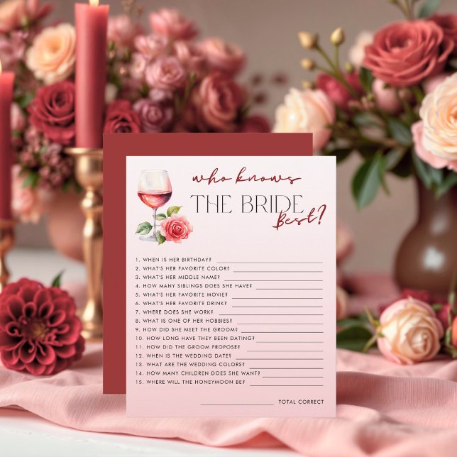 Vino vor Vows, die das beste Spiel der Braut kenne (Von Creator hochgeladen)