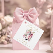 Vino vor Vows Elegantes Brautparty Wasserfarben Geschenkanhänger