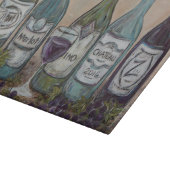 Vino Weinflasche - Schneidebrett (Ecke)
