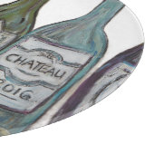 Vino Weinflasche - Schneidebrett (Ecke)