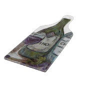 Vino Weinflasche - Schneidebrett (Ecke)