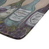 Vino Weinflasche - Schneidebrett (Ecke)