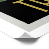 Vino- Wine Merlot Posters, personalisieren Poster (Ecke)