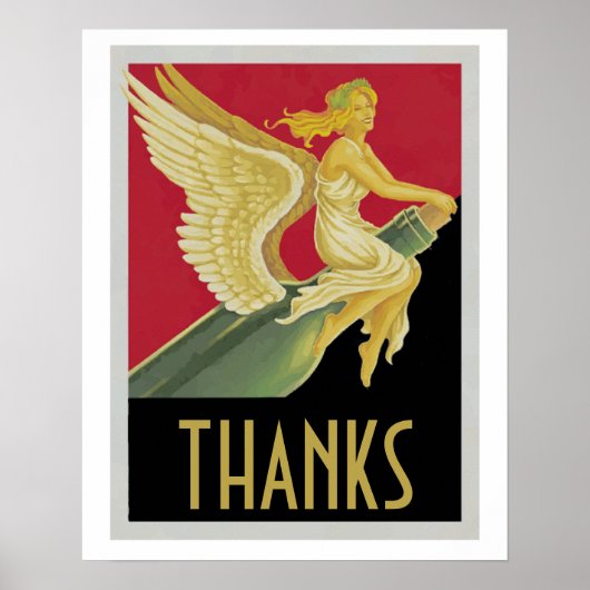 Vino- Wine Merlot Posters, personalisieren Poster (Vorne)