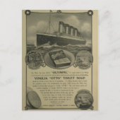Vinolia Otto Toilet Soap advert Postkarte (Vorderseite)