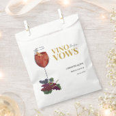 Vinow vor den Gelübden Weinproben Brautparty Geschenktütchen (Ausgeschnitten)