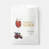 Vinow vor den Gelübden Weinproben Brautparty Geschenktütchen (Vorderseite)