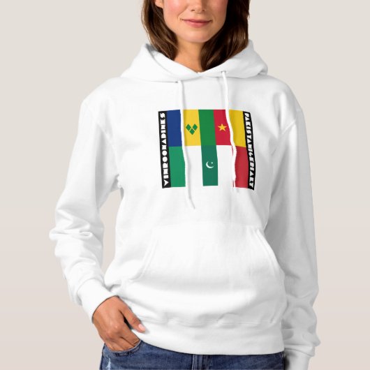 Vinroonadine und Pakistanigerialie Hoodie (Vorderseite)