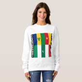 Vinroonadine und Pakistanigerialie Sweatshirt (Vorne ganz)