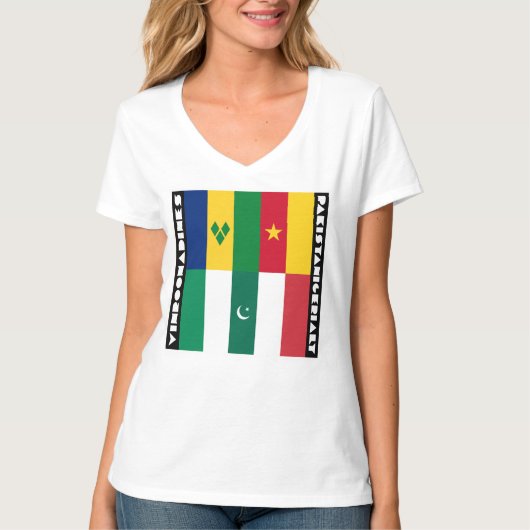 Vinroonadine und Pakistanigerialie T-Shirt (Vorderseite)