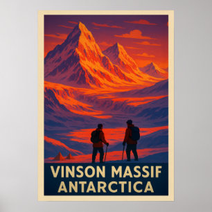 Vinson Massif Antarktis V02 Poster