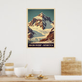 Vinson Massif Antarktis V05 Poster (Küche)