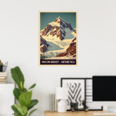 Vinson Massif Antarktis V05 Poster (Heimbüro)