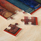 VINT. BUCHSPINES COLLAGE THEMA PUZZLE (Seite)