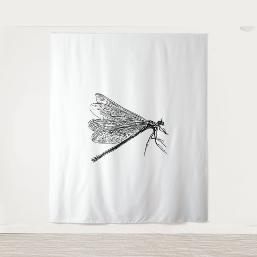 VINTA Dragonfly Wandteppich (Vorderseite)