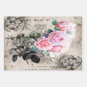 Vintaage-Ellagerung Geschenkpapier Set (Vorderseite 3)