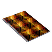 VINTACT Abstract seamless pattern. Brown Gradient Notizblock (Rechte Seite)
