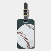 vintade redete Basebalballumbau an Gepäckanhänger (Vorderseite vertikal)