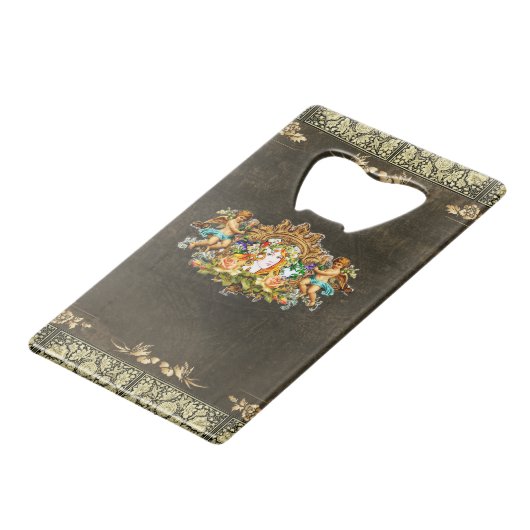 Vintag 114 geldbeutel flaschenöffner (Rückseite Schrägansicht)