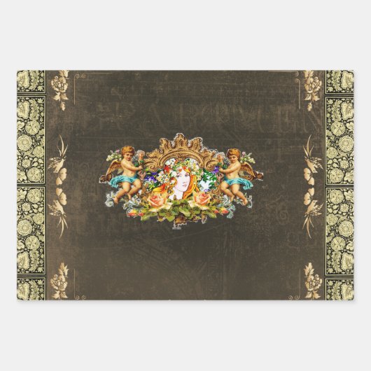 Vintag 114 geschenkpapier set (Vorderseite 2)