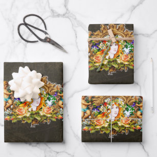 Vintag 114 geschenkpapier set