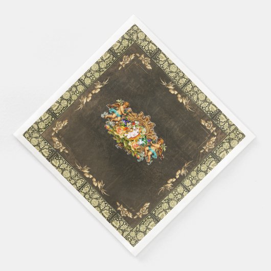 Vintag 114 serviette (Ecke)