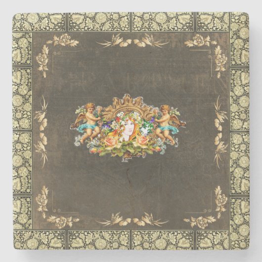 Vintag 114 steinuntersetzer (Vorderseite)