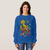 Vintag 123 Sesamstraße 2 Sweatshirt (Vorne ganz)