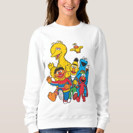 Vintag 123 Sesamstraße 2 Sweatshirt (Vorderseite)