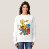 Vintag 123 Sesamstraße 2 Sweatshirt (Vorne ganz)