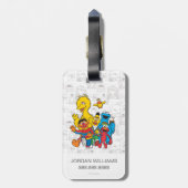 Vintag 123 Sesamstraße Gepäckanhänger (Rückseite vertikal)